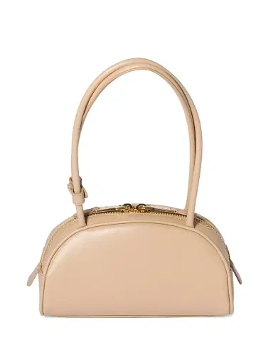 Miu Miu Women's Beau Leather Shoulder Bag - Beige Khaki | Thumbnail 3
