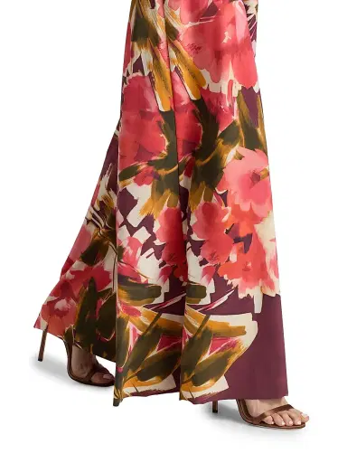 Chiara Boni La Petite Robe Women's Skyla Floral Wide-Leg Pants | Thumbnail 6 Chiara Boni La Petite Robe Women's Skyla Floral Wide-Leg Pants | Thumbnail 6