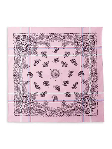 Prada Women's Printed Cotton Scarf | Thumbnail 2 Prada Women's Printed Cotton Scarf | Thumbnail 2