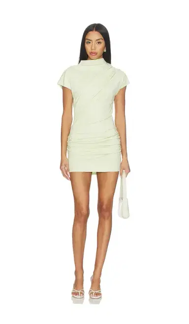 Line & Dot Archer Draped Mini Dress | Thumbnail 1 Line & Dot Archer Draped Mini Dress | Thumbnail 1