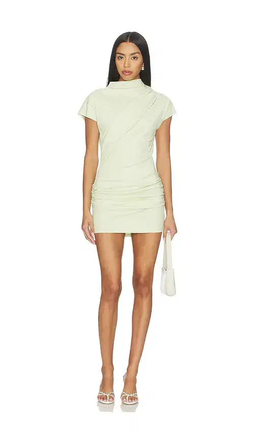 Line & Dot Archer Draped Mini Dress
