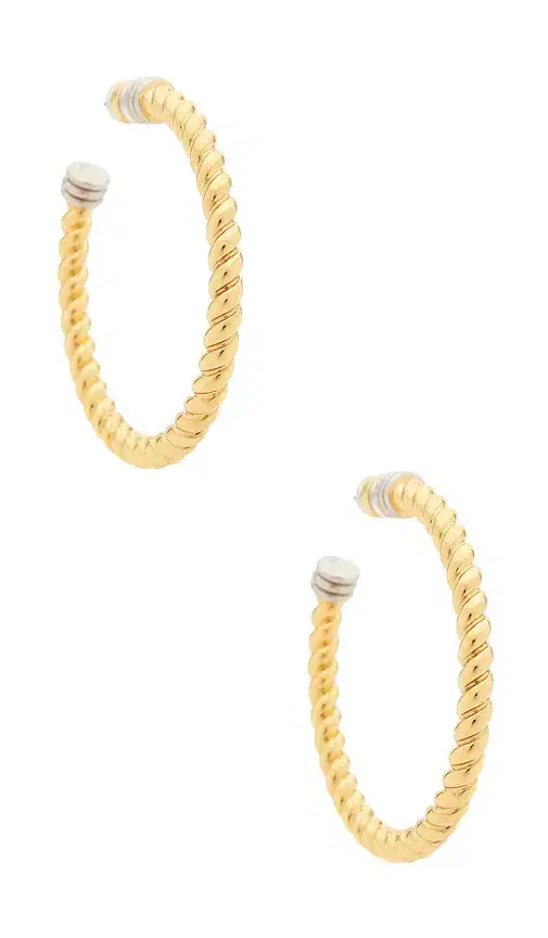 Luv AJ The Xl Sierra Rope Hoops Eaarring