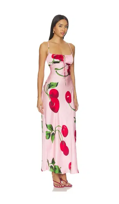 Leslie Amon Ruby Slip Dress | Thumbnail 2