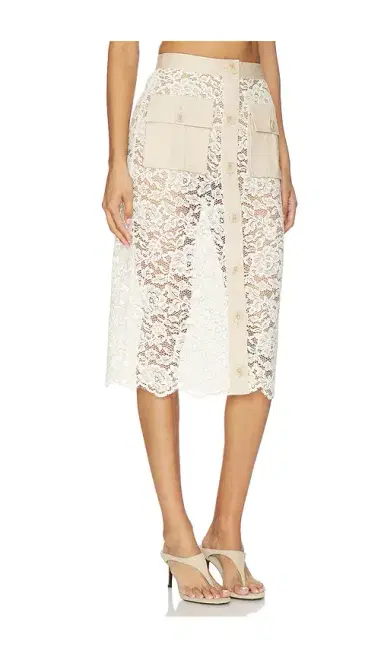 L'Agence Shae Below Knee Skirt | Thumbnail 2 L'Agence Shae Below Knee Skirt | Thumbnail 2