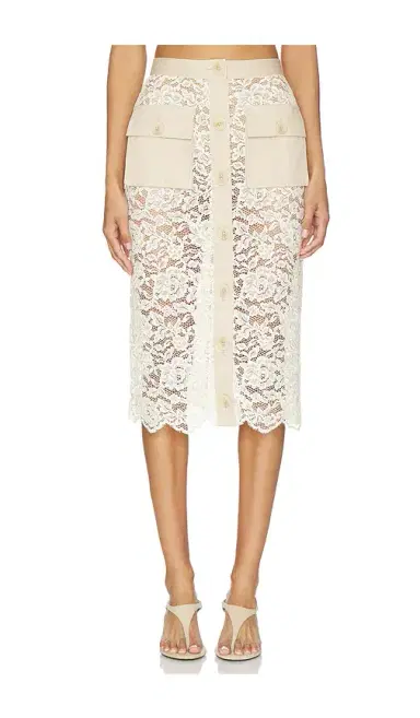 L'Agence Shae Below Knee Skirt | Thumbnail 1 L'Agence Shae Below Knee Skirt | Thumbnail 1