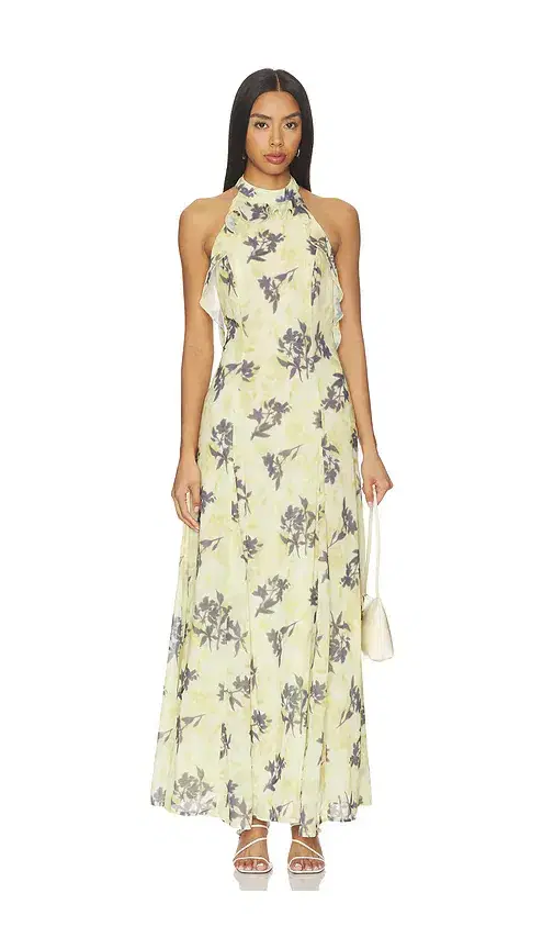 Portia Open Back Maxi Dress