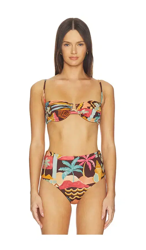 Isola Gathered Bikini Top