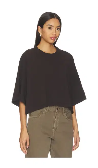 Citizens of Humanity Crop Cape Tee | Thumbnail 2 Citizens of Humanity Crop Cape Tee | Thumbnail 2