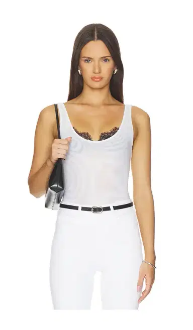 L'Agence Kalea Scoop Neck Tank Bodysuit | Thumbnail 1 L'Agence Kalea Scoop Neck Tank Bodysuit | Thumbnail 1