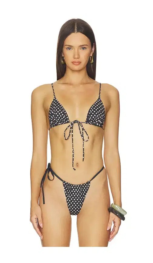 Triangle Front Tie Bikini Top