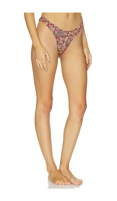 Heavy Manners High Cut Cheeky Bikini Bottom | Thumbnail 2