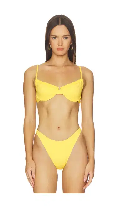 Heavy Manners Ruffled Up Underwire Bikini Top | Thumbnail 1