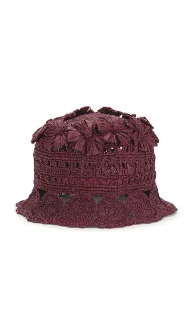 Aknvas Cass Rafia Floral Bucket | Thumbnail 2 Aknvas Cass Rafia Floral Bucket | Thumbnail 2