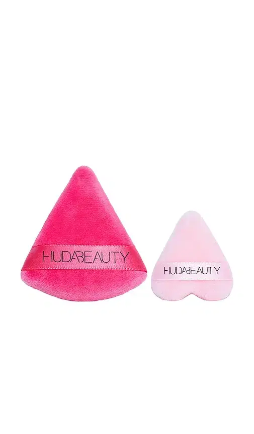 Huda Beauty Mini And Medium Powder Puff Set 2 Pack