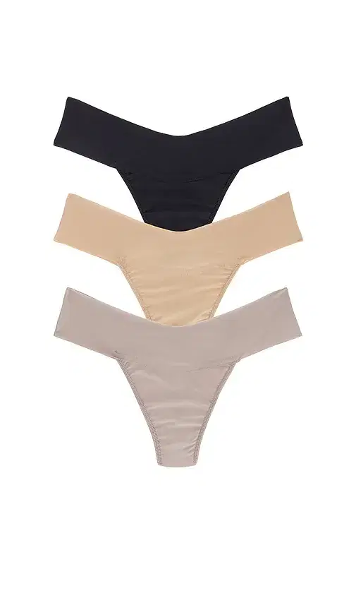 Breathe Natural Rise Thong 3 Packs