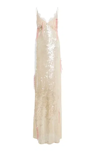 Wiederhoeft Exclusive Paillette Maxi Dress | Thumbnail 3