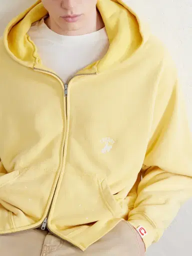 Cherry Los Angeles Logo-Embroidered Paint-Splattered Cotton-Jersey Hoodie - Men | Thumbnail 5