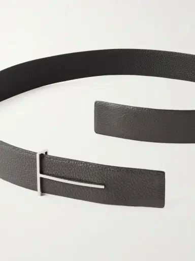 Tom Ford 3.8cm Full-Grain Leather Belt - Men | Thumbnail 3 Tom Ford 3.8cm Full-Grain Leather Belt - Men | Thumbnail 3