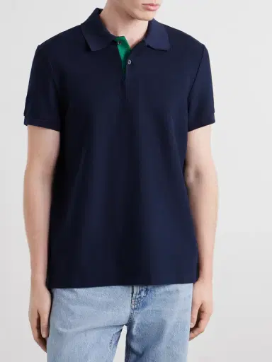 dunhill Cotton-Piqué Shirt - Men | Thumbnail 3