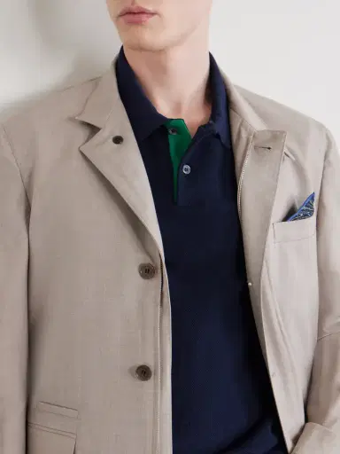 dunhill Cotton-Piqué Shirt - Men | Thumbnail 5