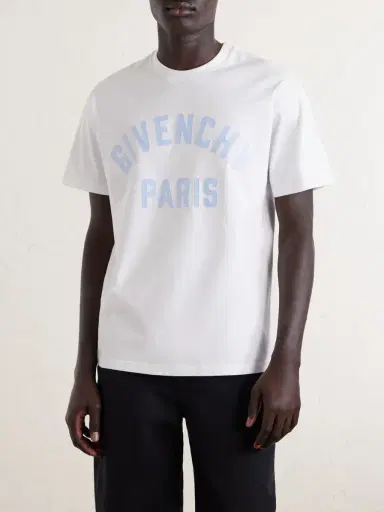 Givenchy Logo-Embroidered Cotton-Jersey T-Shirt - Men | Thumbnail 3 Givenchy Logo-Embroidered Cotton-Jersey T-Shirt - Men | Thumbnail 3