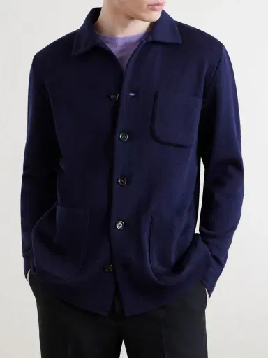 Lardini Virgin Wool Cardigan - Men | Thumbnail 3 Lardini Virgin Wool Cardigan - Men | Thumbnail 3