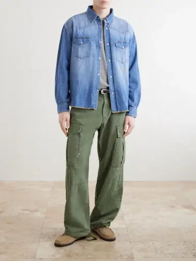 Cherry Los Angeles Denim Shirt - Men | Thumbnail 2 Cherry Los Angeles Denim Shirt - Men | Thumbnail 2