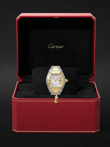 Cartier Roadster de Automatic Interchangeable 18-Karat Gold and Stainless Steel Watch, Ref. W2RD0010 - Men | Thumbnail 6 Cartier Roadster de Automatic Interchangeable 18-Karat Gold and Stainless Steel Watch, Ref. W2RD0010 - Men | Thumbnail 6