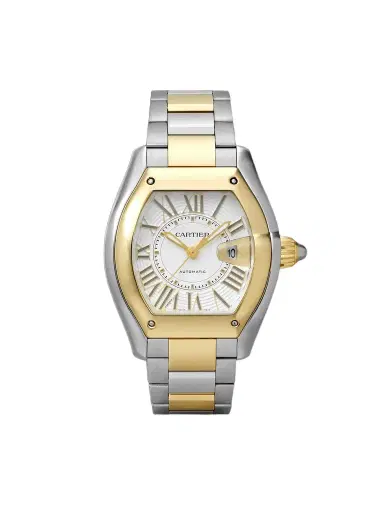 Cartier Roadster de Automatic Interchangeable 18-Karat Gold and Stainless Steel Watch, Ref. W2RD0010 - Men | Thumbnail 1 Cartier Roadster de Automatic Interchangeable 18-Karat Gold and Stainless Steel Watch, Ref. W2RD0010 - Men | Thumbnail 1