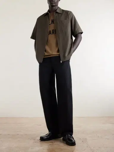 Givenchy Recycled Woven Zip-Up Shirt - Men | Thumbnail 2 Givenchy Recycled Woven Zip-Up Shirt - Men | Thumbnail 2