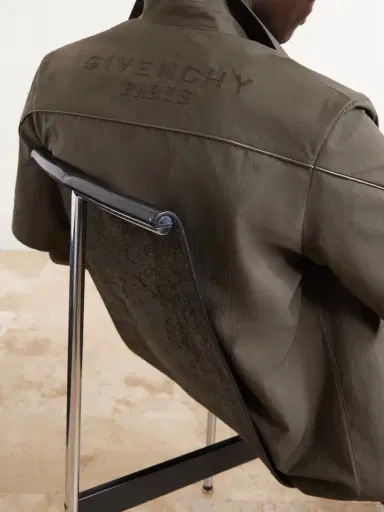 Givenchy Recycled Woven Zip-Up Shirt - Men | Thumbnail 5 Givenchy Recycled Woven Zip-Up Shirt - Men | Thumbnail 5