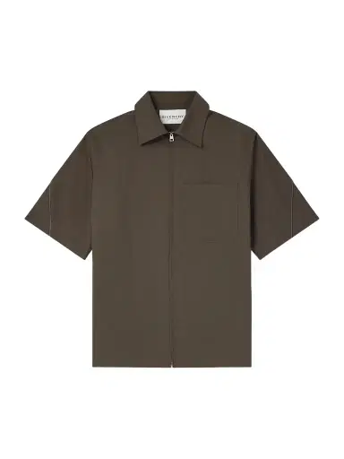 Givenchy Recycled Woven Zip-Up Shirt - Men | Thumbnail 1 Givenchy Recycled Woven Zip-Up Shirt - Men | Thumbnail 1