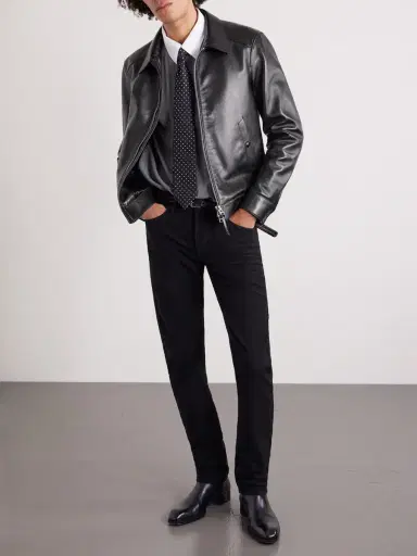 Tom Ford Slim-Fit Leather Jacket - Men | Thumbnail 2 Tom Ford Slim-Fit Leather Jacket - Men | Thumbnail 2