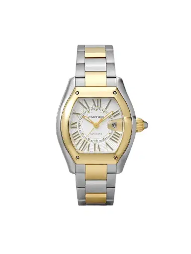 Cartier Roadster de Automatic Interchangeable 18-Karat Gold and Stainless Steel Watch, Ref. W2RD0009 - Men | Thumbnail 1 Cartier Roadster de Automatic Interchangeable 18-Karat Gold and Stainless Steel Watch, Ref. W2RD0009 - Men | Thumbnail 1
