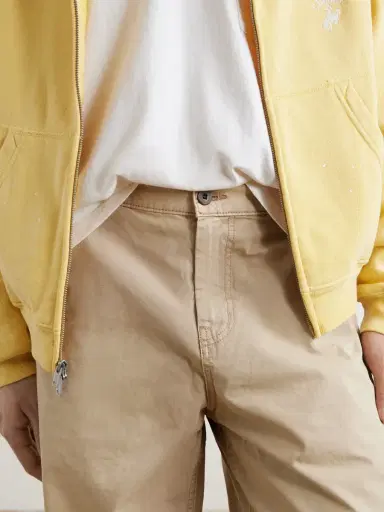 Cherry Los Angeles Wide-Leg Cotton-Twill Chinos - Men | Thumbnail 5 Cherry Los Angeles Wide-Leg Cotton-Twill Chinos - Men | Thumbnail 5
