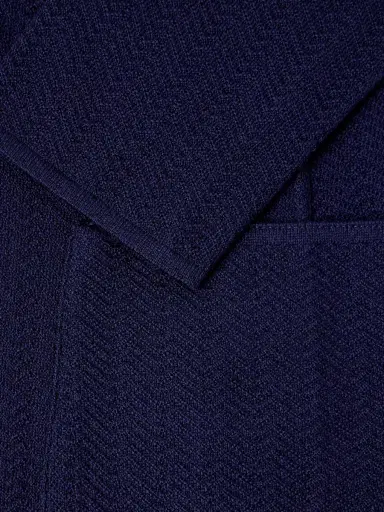 Lardini Double-Breasted Knitted Virgin Wool Blazer - Men | Thumbnail 6 Lardini Double-Breasted Knitted Virgin Wool Blazer - Men | Thumbnail 6