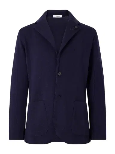 Lardini Knitted Virgin Wool Blazer - Men | Thumbnail 1 Lardini Knitted Virgin Wool Blazer - Men | Thumbnail 1