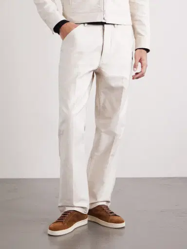 Tom Ford Warwick Perforated Suede Sneakers - Men | Thumbnail 2