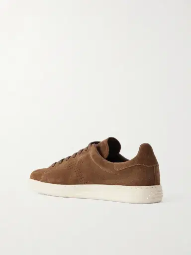 Tom Ford Warwick Perforated Suede Sneakers - Men | Thumbnail 4