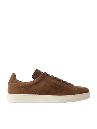 Tom Ford Warwick Perforated Suede Sneakers - Men | Thumbnail 1