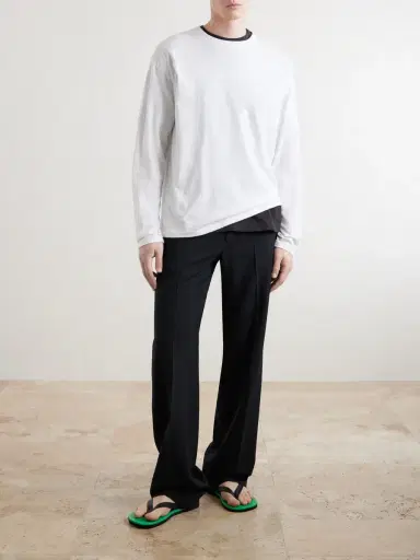 Auralee Organic Cotton-Jersey T-Shirt - Men | Thumbnail 2