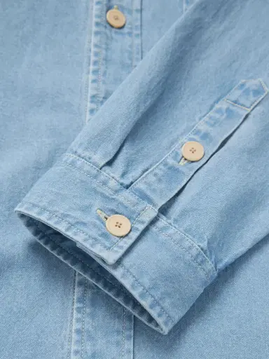 Folk Loop Cord-Trimmed Denim Shirt - Men | Thumbnail 5