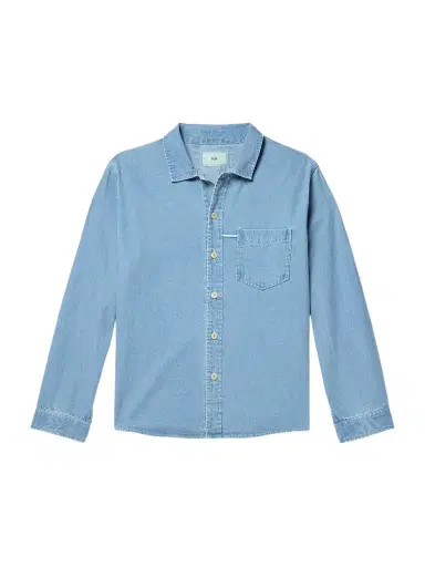 Folk Loop Cord-Trimmed Denim Shirt - Men | Thumbnail 1