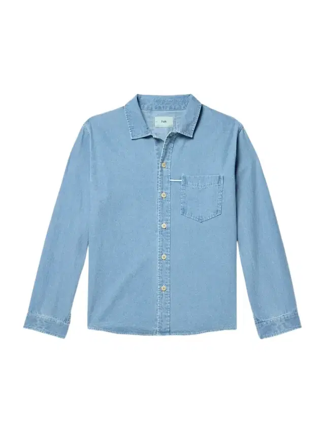 Loop Cord-Trimmed Denim Shirt - Men