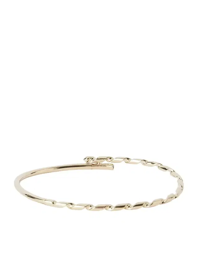LUIS MORAIS Thin Drill Hardware 14-Karat Gold and Ruby Bracelet - Men