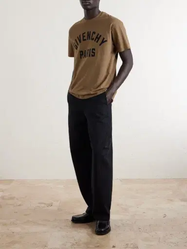 Givenchy Logo-Embroidered Cotton-Jersey T-Shirt - Men | Thumbnail 2