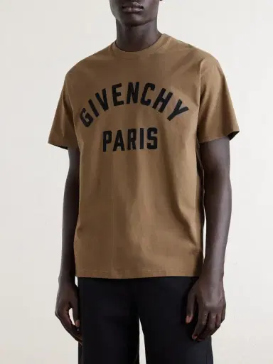 Givenchy Logo-Embroidered Cotton-Jersey T-Shirt - Men | Thumbnail 3