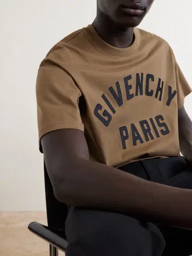 Givenchy Logo-Embroidered Cotton-Jersey T-Shirt - Men | Thumbnail 5