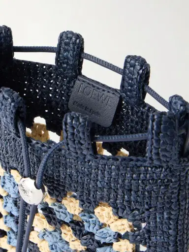 Loewe Paula's Ibiza Logo-Embroidered Leather-Trimmed Crocheted Raffia Bucket Bag - Men | Thumbnail 6 Loewe Paula's Ibiza Logo-Embroidered Leather-Trimmed Crocheted Raffia Bucket Bag - Men | Thumbnail 6