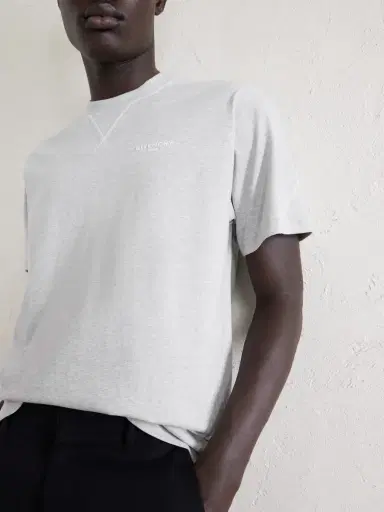 Givenchy Logo-Embroidered Cotton-Jersey T-Shirt - Men | Thumbnail 5 Givenchy Logo-Embroidered Cotton-Jersey T-Shirt - Men | Thumbnail 5